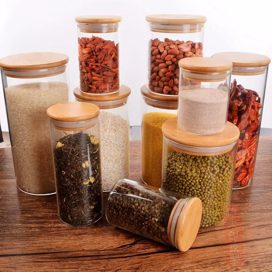 Microwave Oven Applicable Glass Food Storage Container