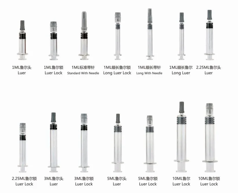 Glass Syringe Luer Lock 1ml-10ml