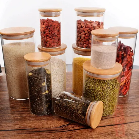 Microwave Oven Applicable Glass Food Storage Container