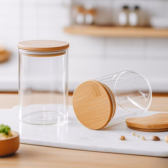 Microwave Oven Applicable Glass Food Storage Container