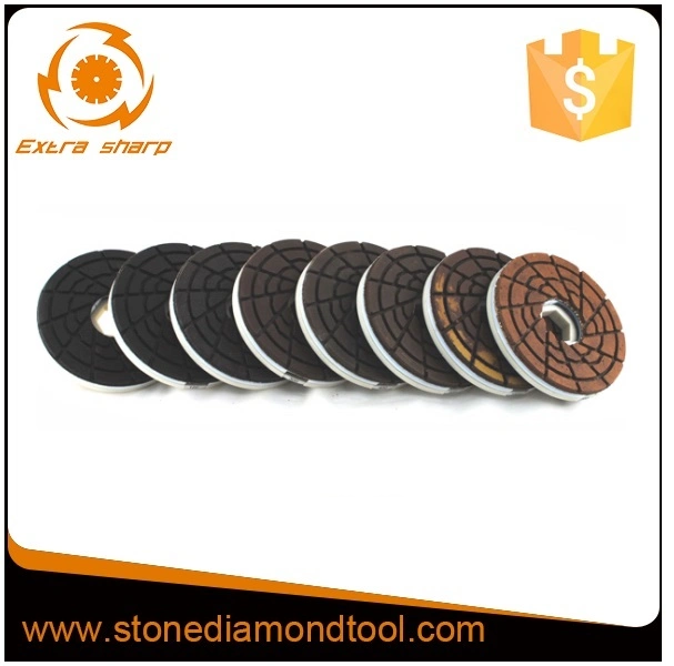 Granite/ Marble/ Engineered Stone Snail Lock Straight Edge Polishing Pads