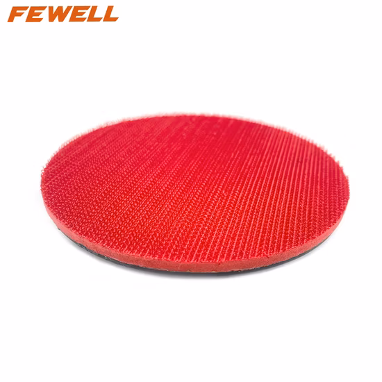 4 インチ 100 ミリメートル M14 ゴム製フックとループバッカーパッドホルダー研磨パッド用プラスチックバッキングパッド