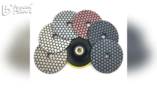 4 インチのウェットボウル型ダイヤモンド研磨パッド凸シンク花崗岩大理石コンクリート研磨ツール用